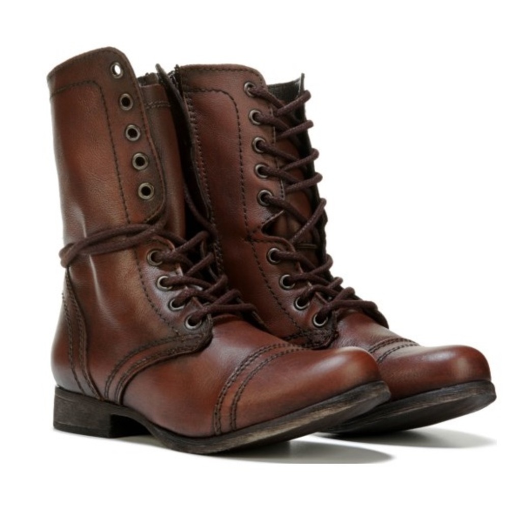 Brown Combat Boots
